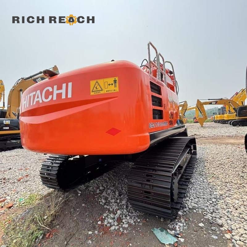 Front view of a 2015 Hitachi ZX200-3 used 20-ton excavator, listed at $20,833
